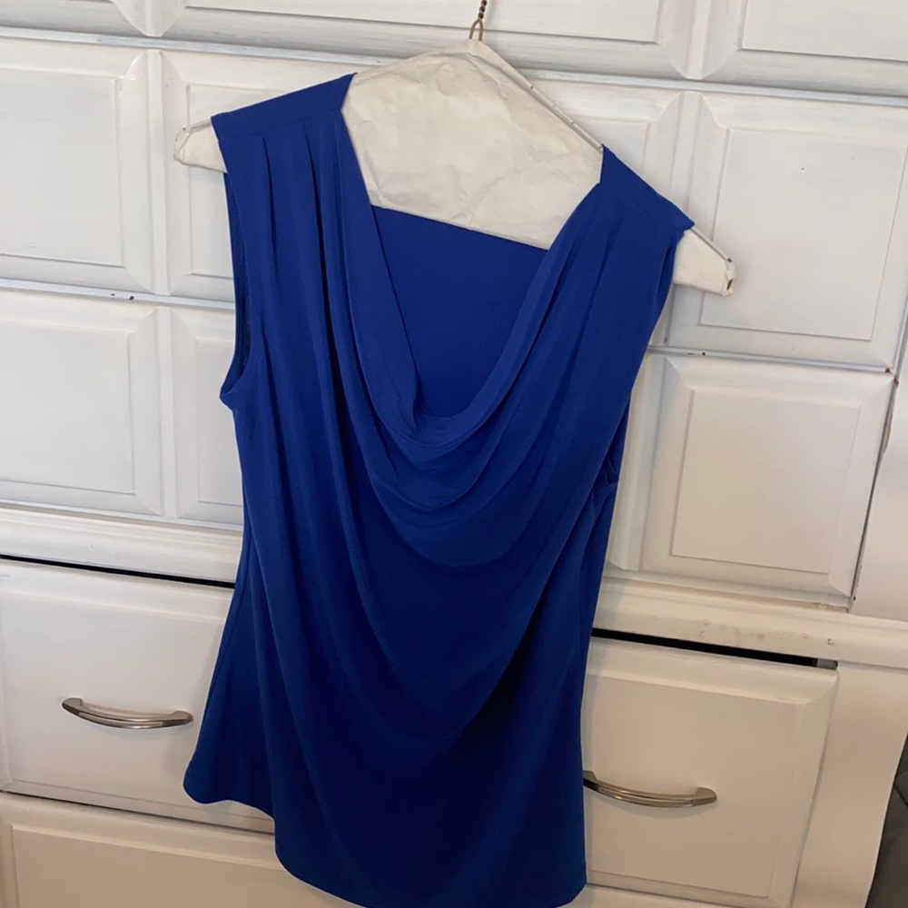 Royal blue blouse